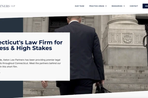 business lawyer website design